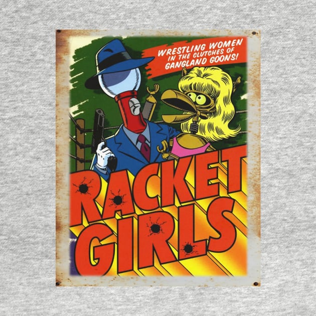 Mystery Science Rusty Barn Sign 3000 - Racket Girls by Starbase79